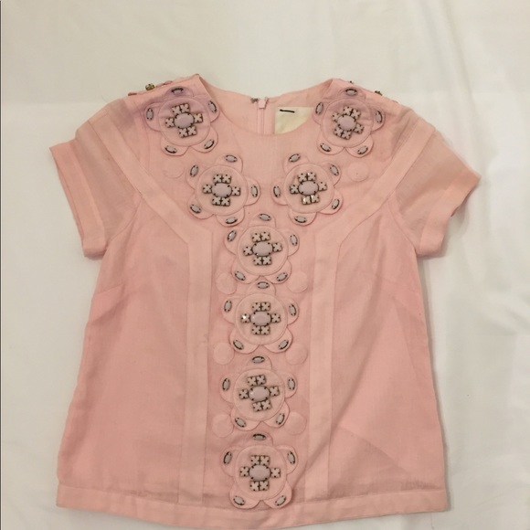 Pink linen shirt from Nordstrom size small - Picture 3 of 8